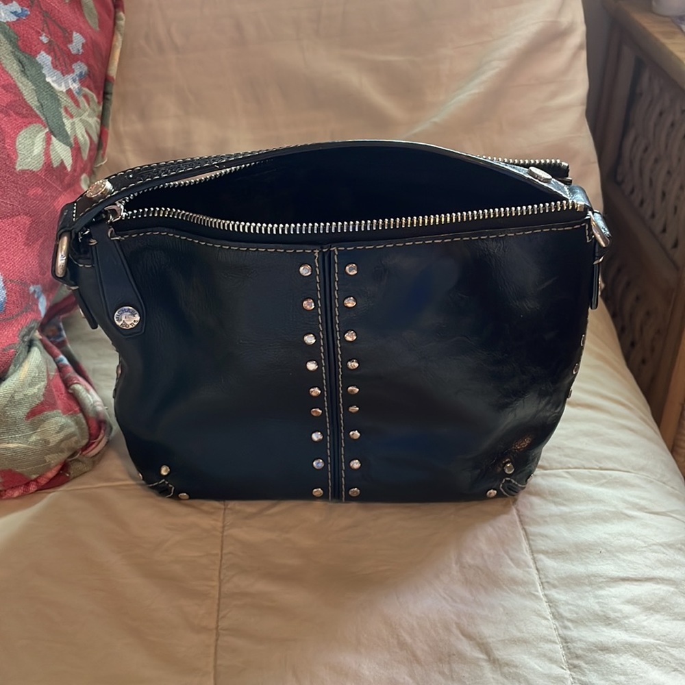 Vintage MICHAEL KORS ASTOR SOFT LEATHER STUDDED bag purse